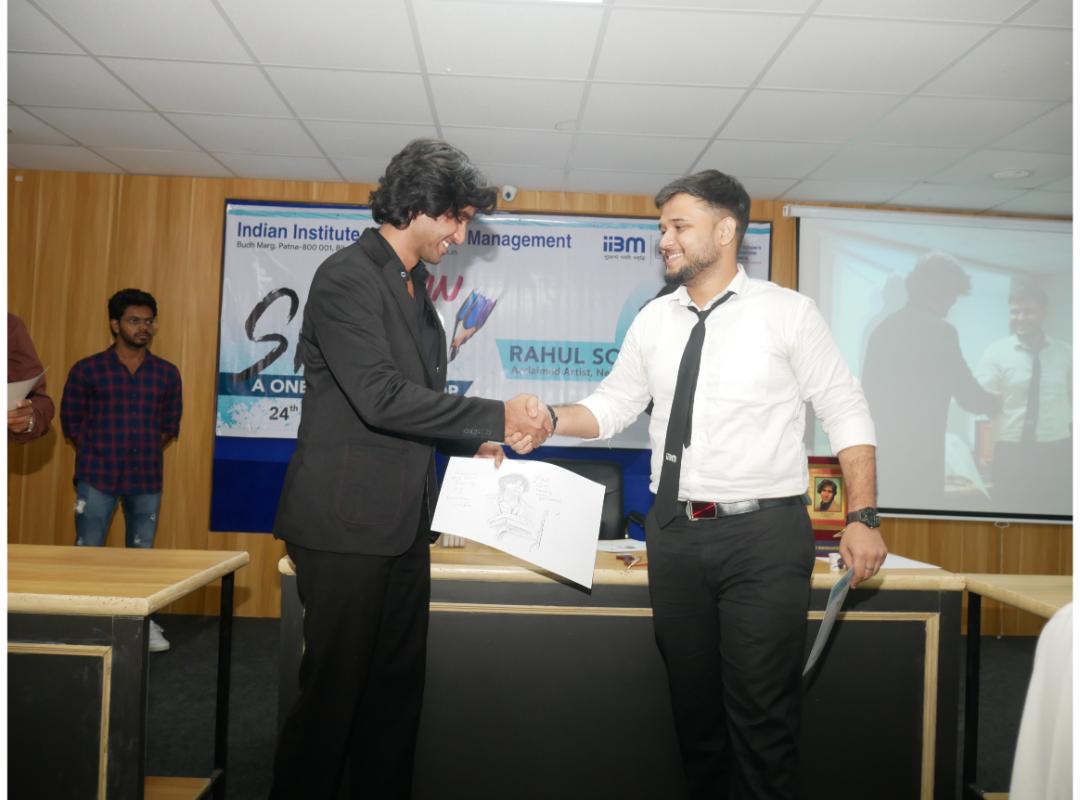 Rahul Soni Conducts “All Can Sketch” Workshop for PGDM, BBA, BCA & MAMC Students at IIBM and ZHI Patna